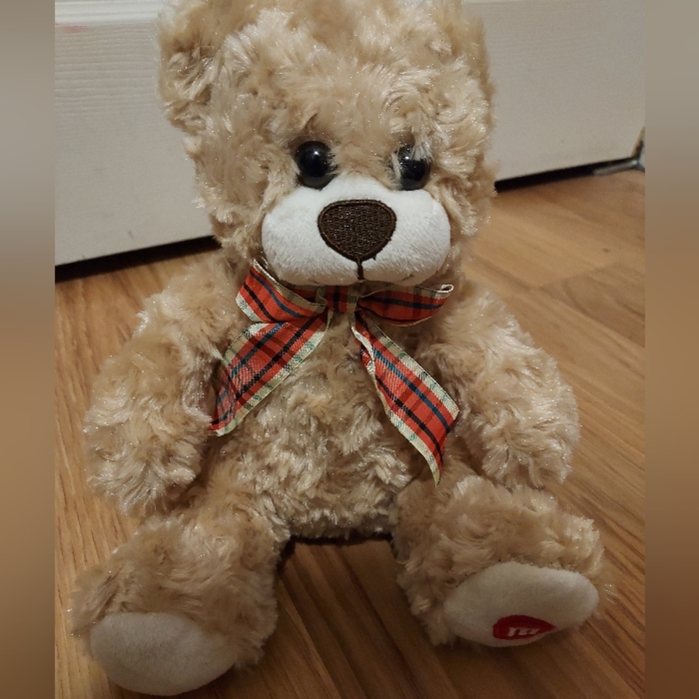 Teddy Bear Plush Mars M&M 10" Sitting 2013 Stuffed Animal Toy Gift Collectible